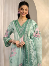 Libas Printed Cotton Blend Straight Kurta Set For Women