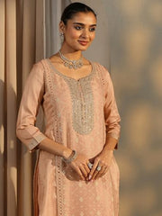 Libas Embroidered Silk Blend Straight Kurta Sets For Women 99952AS