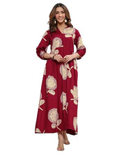 Libas Printed Silk Blend Fit and Flared Dress
