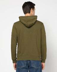 Men's Numeric Hoodie, Dark Green, M