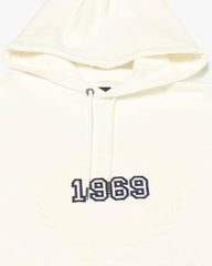 Men's Numeric Hooded Sweatshirt, Off White