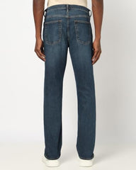 Men Mid Rise Jeans, Dark Blue, 36