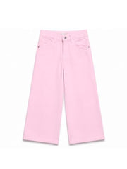 Gini and Jony Girls Light Pink Denim Jeans Fixed Waist
