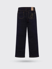 Boys Black Denim Woven Jeans