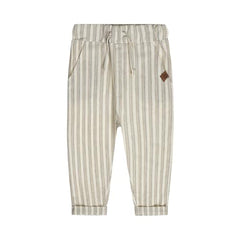 Boys Cotton Stripped Loose Fit Trouser