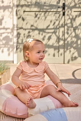 GJ Baby Girls Solid Cotton T-Shirt