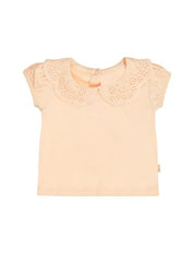 GJ Baby Girls Solid Cotton T-Shirt