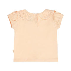 GJ Baby Girls Solid Cotton T-Shirt
