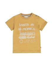 Boys Round Neck Cotton Printed T-Shirt