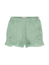 GJ Baby Girls Green Solid Cotton Elasticated Shorts 18-24 Months