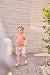 Girls Cotton 2 Piece Set T-Shirt & Shorts