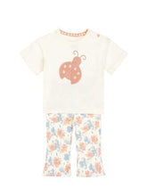 Girls Cotton Flared Leggings & T shirt