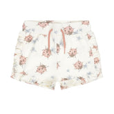 GJ Baby Girls Off White Graphic Print Cotton Elasticated Shorts 18-24 Months
