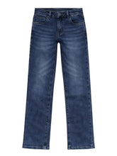 Gini and Jony Boys Dark Blue Washed Denim Jeans Fixed Waist