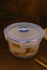 Aristo Lock & Fresh 110 Plastic Storage Container - 1300 ML,Transparent Clear, LARGE