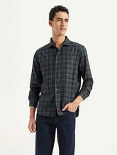 Men'S Redloop Checkered Slim Fit Shirt - Goyalsons ShopMax