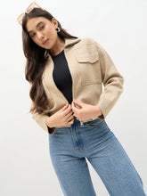Madame Ladies Western Woolen Top M5W17131 006 Camel