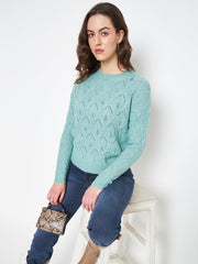 Madame Sea Green Sweater