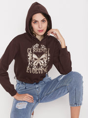 Madame Ladies Western Sweat Shirt M3W22306 103 Coffee