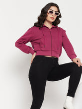 Madame Ladies Western Sweat Shirt M3W22005 012 Fuschia