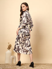 Gipsy Ladies Western Woolen Dress 9Drs247036 Gy Pw Grey