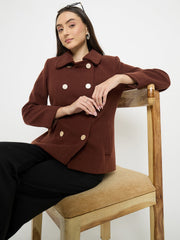 Madame Ladies Western Short Coat M5W20526 004 Brown