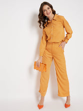 Madame Printed Orange Co-Ord Set