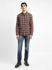 Men'S Chekered Slim Fit Shirts