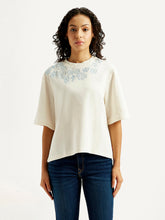 Women'S Embroidered Relaxed Fit T-Shirt