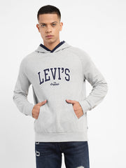 Men'S Brand Logo Hooded Sweatshirt