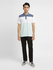 Men'S Colorblock Slim Fit Polo T-Shirt