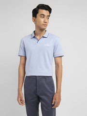 Men'S Solid Slim Fit Polo T-Shirt