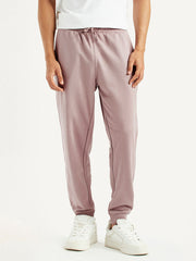 Men'S Mauve Regular Fit Mid Rise Joggers - Goyalsons ShopMax