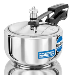 Hawkins 2 Litre Pressure Cooker, Stainless Steel Inner Lid Cooker, Induction Cooker, Silver (HSS20)