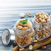 Cello Cube Glass Jar (Transparent, 2250ml)