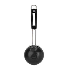 Prestige Hard Anodised Cookware Tadka Pan | Black | 13cm | | Perma Cool Bakelite Handle | in-Built Stand | Metal Spoon Friendly