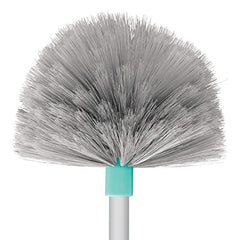 Spotzero by Milton Plastic Web Blaster Jala Cleaning Broom/Brush with Long Extendable Handle and Flexible bristles (Aqua Green)