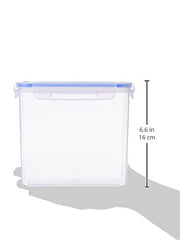 Aristo Lock & Fresh 213 Plastic Storage Container For Storing grains, pulses, rice, wheat etc- 2400 ML, Transparent Clear, large (LOCK&FRESH213) (19 x 13 x 16.5cm)