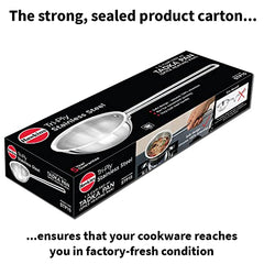 Hawkins 1.5 Cup Tadka Pan, 360 ml Triply Stainless Steel Pan, Silver (STP15)