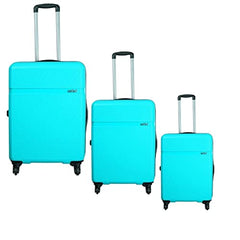 Cyan, SAFARI Drive ST of 3 PCS HARDSIDE Luggage