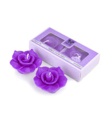 Iris Homefragrances Aromatic Floating Candle- Pack of 2- Lavneder- 40g Each(Set of 2) (Lavender)