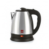 CELLO Quick Boil Electric Kettle 1.5 Litre, Silver | Tea Kettle | Portable Stainless Steel Kettle For Travel | Ideal For Boiling Water, Making Tea & Coffee, Instant Noodles, Soup, 1350 Watts