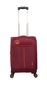 Safari Expandable Trolley Bag with Wheels, 5 Year Warranty, 59 , Maroon