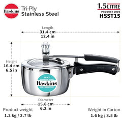 Hawkins Steel Cooker