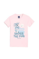 Allen Solly Boy's Regular Fit T-Shirt (ABKCCRGFO60545_Pink