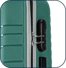 Aristocrat Praxis Hardside Spinner Luggage Set with Anti-Theft Zipper, 4 Wheels, Polypropylene Shell