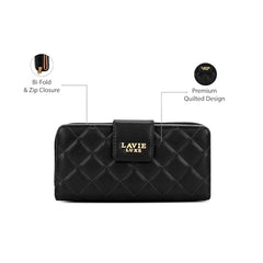 Lavie Luxe Purses Clutch Black