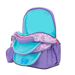Skybags Ruby 02 1 Liters Printed Premium Polyester Fabric School Backpack for Kids with Multiple Compartments and Adjustable Strap - Girls