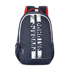 Skybags Strider Pro 27 Liters Backpack with 17 Inch Laptop Compatible for Men & Women, Rain Cover, Side Bottle Pockets, Adjustable Shoulder Strap & Padded Back with Air Mesh