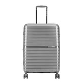 VIP Lightweight Polypropelyne Wheels Multistage Trolley,TSA Lock with Organizer,Elegent Pinstripe Design Luggage Bag with 5 Years International Warranty.